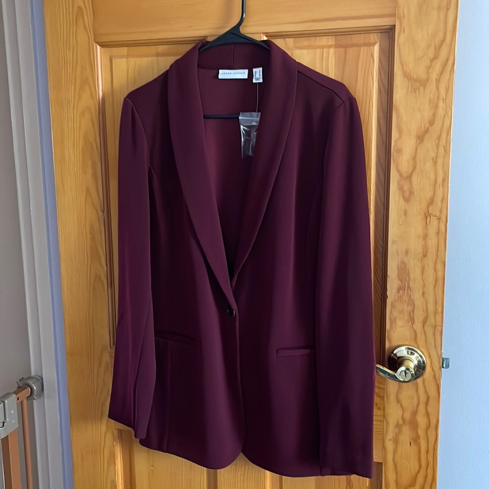 Burgundy Blazer